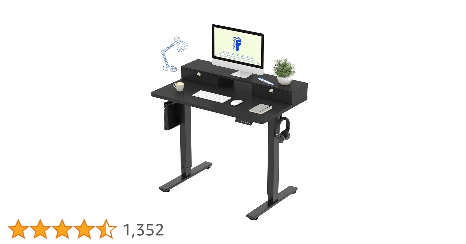Flexispot 木製 パソコンデスク 高さ調整機能 楽天市場】デスク 引き出し 収納 昇降 高さ調節 昇降デスク 昇降